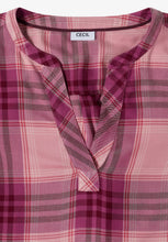 Load image into Gallery viewer, Cecil Check Blouse 346924
