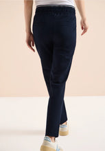 Load image into Gallery viewer, Cecil Navy Tracey Trousers 380806/15512
