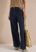 Load image into Gallery viewer, Cecil High Waist Wide Leg Jeans 381341

