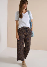 Load image into Gallery viewer, Cecil Mocha Leopard Print Trousers 381392/37766
