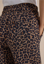 Load image into Gallery viewer, Cecil Mocha Leopard Print Trousers 381392/37766
