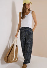 Load image into Gallery viewer, Cecil Olive Green Leopard Print Trousers 381392/37798
