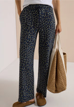 Load image into Gallery viewer, Cecil Olive Green Leopard Print Trousers 381392/37798
