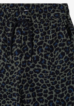 Load image into Gallery viewer, Cecil Olive Green Leopard Print Trousers 381392/37798
