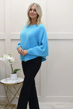 Load image into Gallery viewer, Deck By Decollage Ribbed Batwing Jumper 8948

