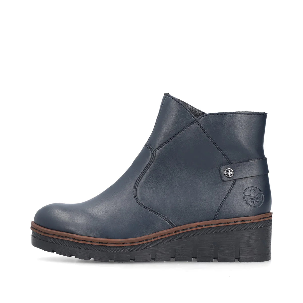 Rieker Navy Ankle Boot X9164-14