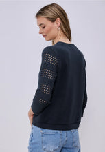 Load image into Gallery viewer, Street One Navy Top 324794
