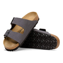 Load image into Gallery viewer, Birkenstock Arizona BS Velvet Grey/Black Buckles 1032023
