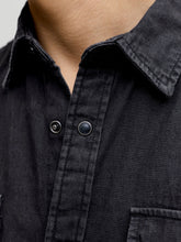 Load image into Gallery viewer, Jack &amp; Jones Black Denim Shirt 12138115
