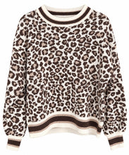 Load image into Gallery viewer, Chloe Leopard Print Knit V4061
