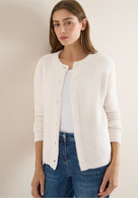 Load image into Gallery viewer, Cecil Light Beige Ribbed Cardigan 254056
