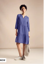 Load image into Gallery viewer, Street One Blue Tunic Dress 144100
