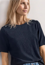 Load image into Gallery viewer, Street One Navy T-Shirt 325608
