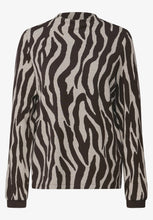 Load image into Gallery viewer, Street One Turtle Neck Print Top 324010 Colour-26866
