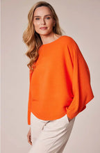 Load image into Gallery viewer, Deck By Decollage Ribbed Orange Jumper 7725
