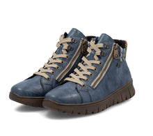 Load image into Gallery viewer, Rieker Blue Ankle Boot N1305-14
