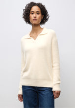 Load image into Gallery viewer, Street One  Beige Fluffy Yarn Sweater 303478ki
