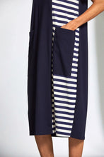 Load image into Gallery viewer, Peruzzi Stripe Panel Dress S25155
