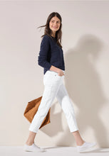 Load image into Gallery viewer, Toronto style white Capri pants 378659
