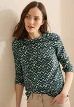 Load image into Gallery viewer, Cecil minimal print funnel neck top

