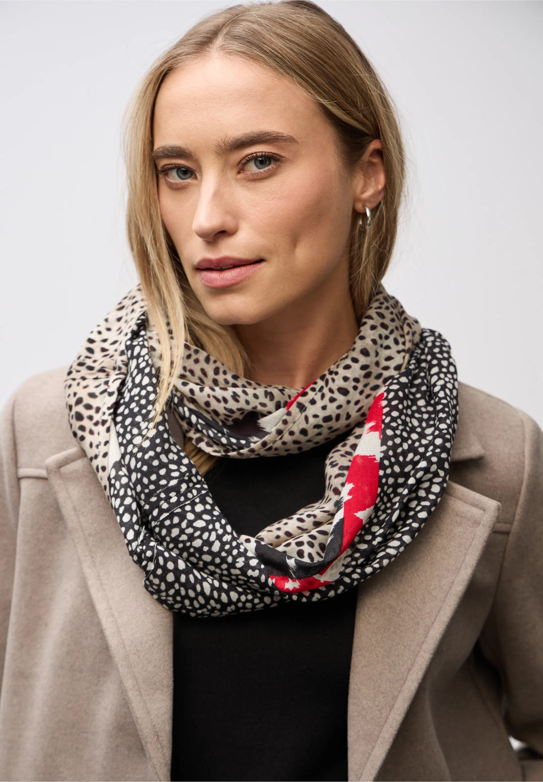 Street one printed loop scarf 572943
