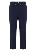 Load image into Gallery viewer, Cecil Casual Navy Trousers 379531
