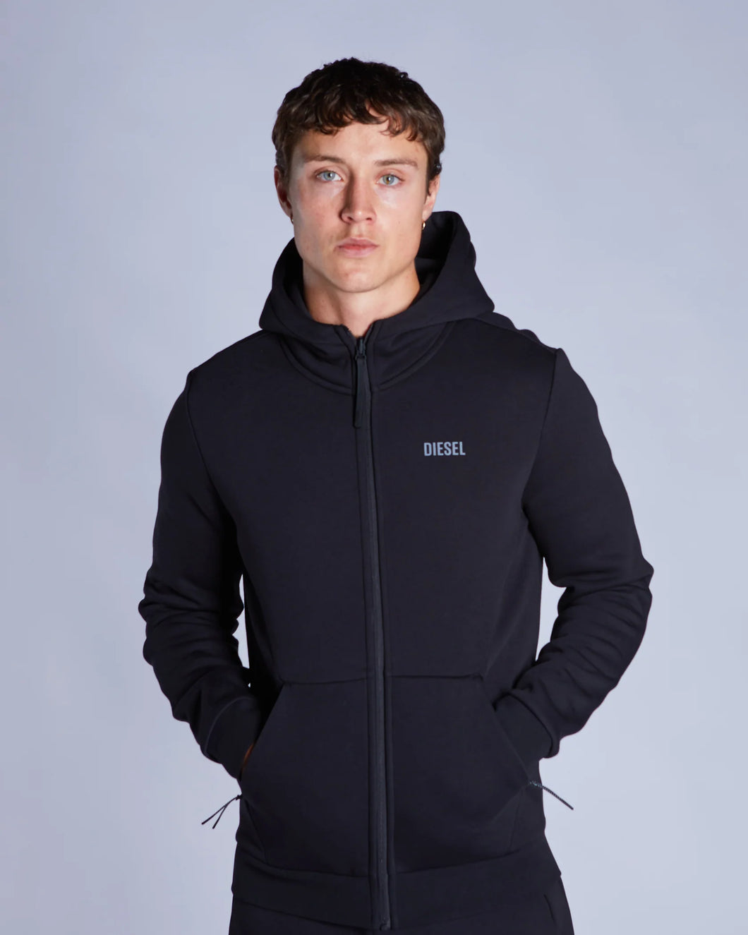 Diesel New Black Hoodie Z25583MO