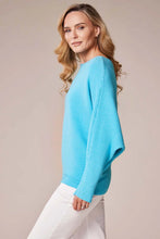 Load image into Gallery viewer, Deck By Decollage Ribbed Turquoise Jumper 7725
