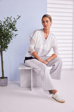 Load image into Gallery viewer, NAYA V Neck Top With Contrast Pocket &amp; Hemband NPA26249
