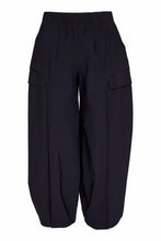 Load image into Gallery viewer, NAYA Navy Baloon Shape Trouser With Curved Panel NPA26208
