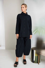 Load image into Gallery viewer, NAYA Navy Baloon Shape Trouser With Curved Panel NPA26208

