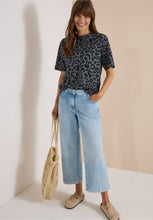 Load image into Gallery viewer, Cecil Two Tone Animal Print Top 325690
