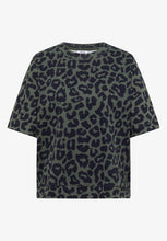 Load image into Gallery viewer, Cecil Two Tone Animal Print Top 325690
