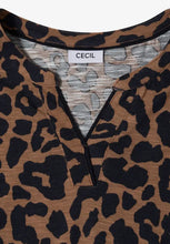 Load image into Gallery viewer, Cecil Creamy Mocha Leopard Print  Top 325693
