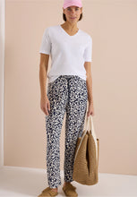Load image into Gallery viewer, Cecil  Wide Leg Trousers in a Leopard Print 380826
