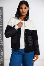 Load image into Gallery viewer, Peruzzi Ecru/Black Jacket W26603
