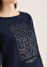 Load image into Gallery viewer, Cecil Long Sleeve Embroidered Top 324558
