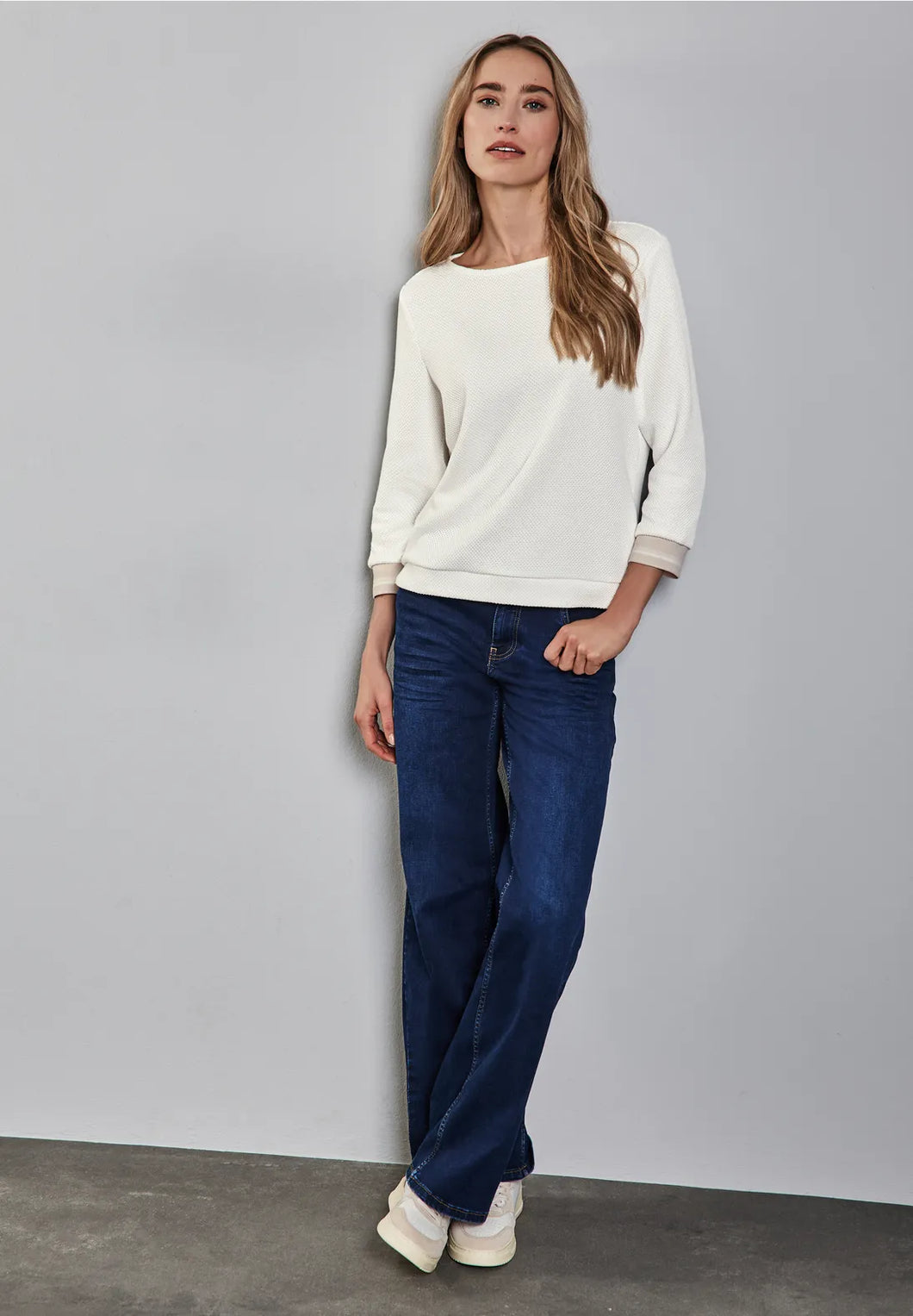 Street One Cream Sweater 322806