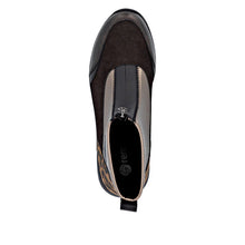 Load image into Gallery viewer, Remonte Brown/Gold Metallic Boots D0T78-90
