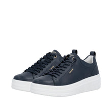 Load image into Gallery viewer, Remonte Navy Platform Trainers D1C12-14
