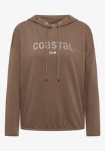 Load image into Gallery viewer, Cecil Coastal Embroidery Hoodie 324539 (taupe)
