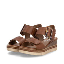 Load image into Gallery viewer, Remonte Brown Wedge Sandals D2L53-24
