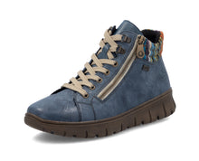 Load image into Gallery viewer, Rieker Blue Ankle Boot N1305-14
