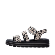 Load image into Gallery viewer, Remonte Cow Print Platform Sandals D3N50-60
