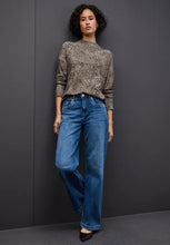 Load image into Gallery viewer, Street One Printed Turtle Neck Top 324183
