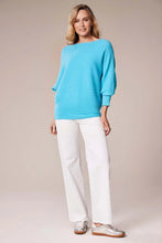 Load image into Gallery viewer, Deck By Decollage Ribbed Turquoise Jumper 7725
