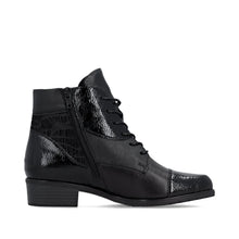 Load image into Gallery viewer, Remonte Black Laced Boots D6882-00

