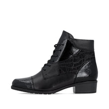 Load image into Gallery viewer, Remonte Black Laced Boots D6882-00
