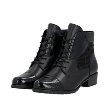 Load image into Gallery viewer, Remonte Black Ankle Boot D6882-00
