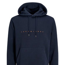 Load image into Gallery viewer, Jack &amp; Jones Navy Hoodie 12233972

